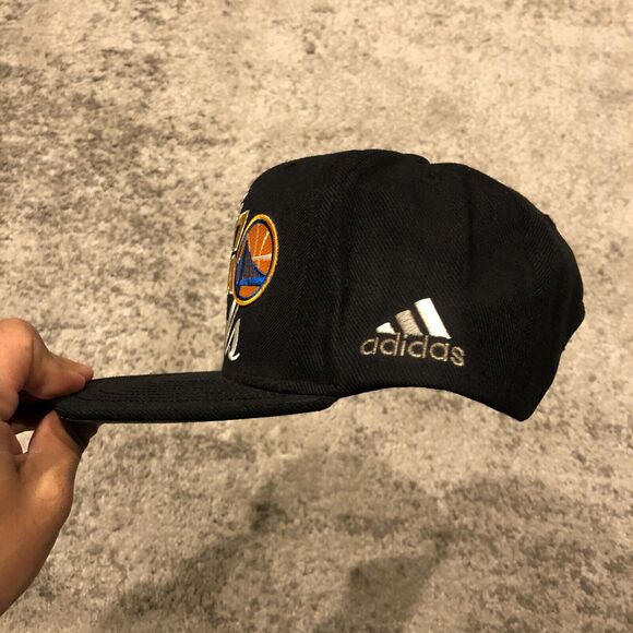 2017 Adidas Golden State Warriors NBA Finals Black Snapback Hat Cap Basketball - Picture 3 of 8